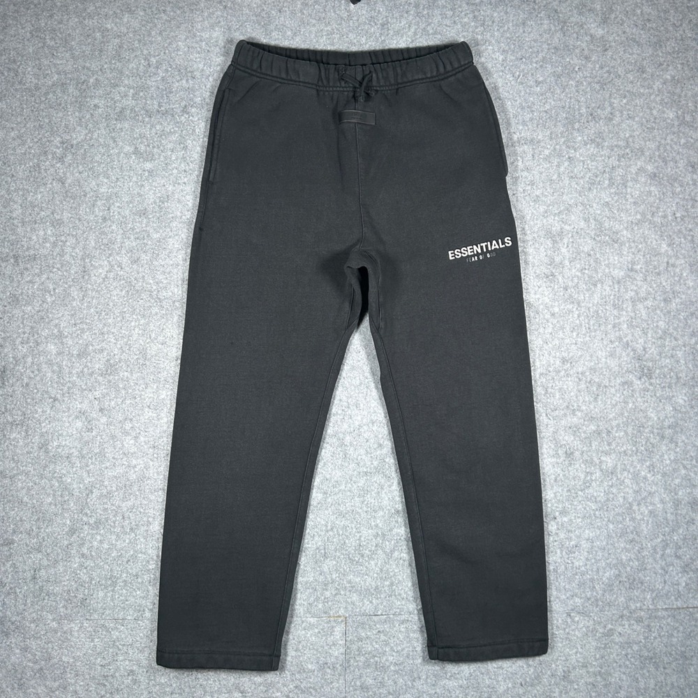 Fear of God Essentials Sweatpants Kids 14/16 Black Fleece Joggers Streetwear